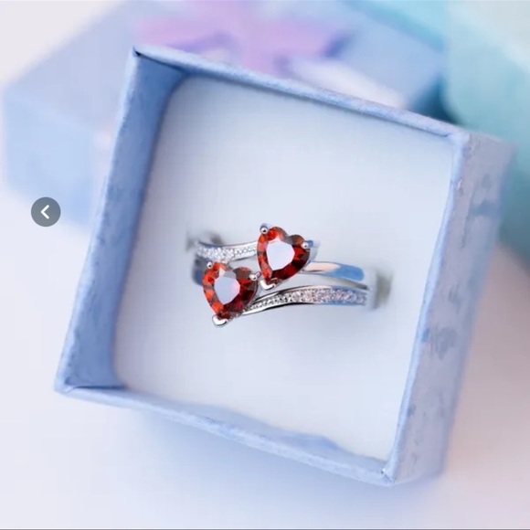 Double Heart Ring❤️ - Picture 7 of 8